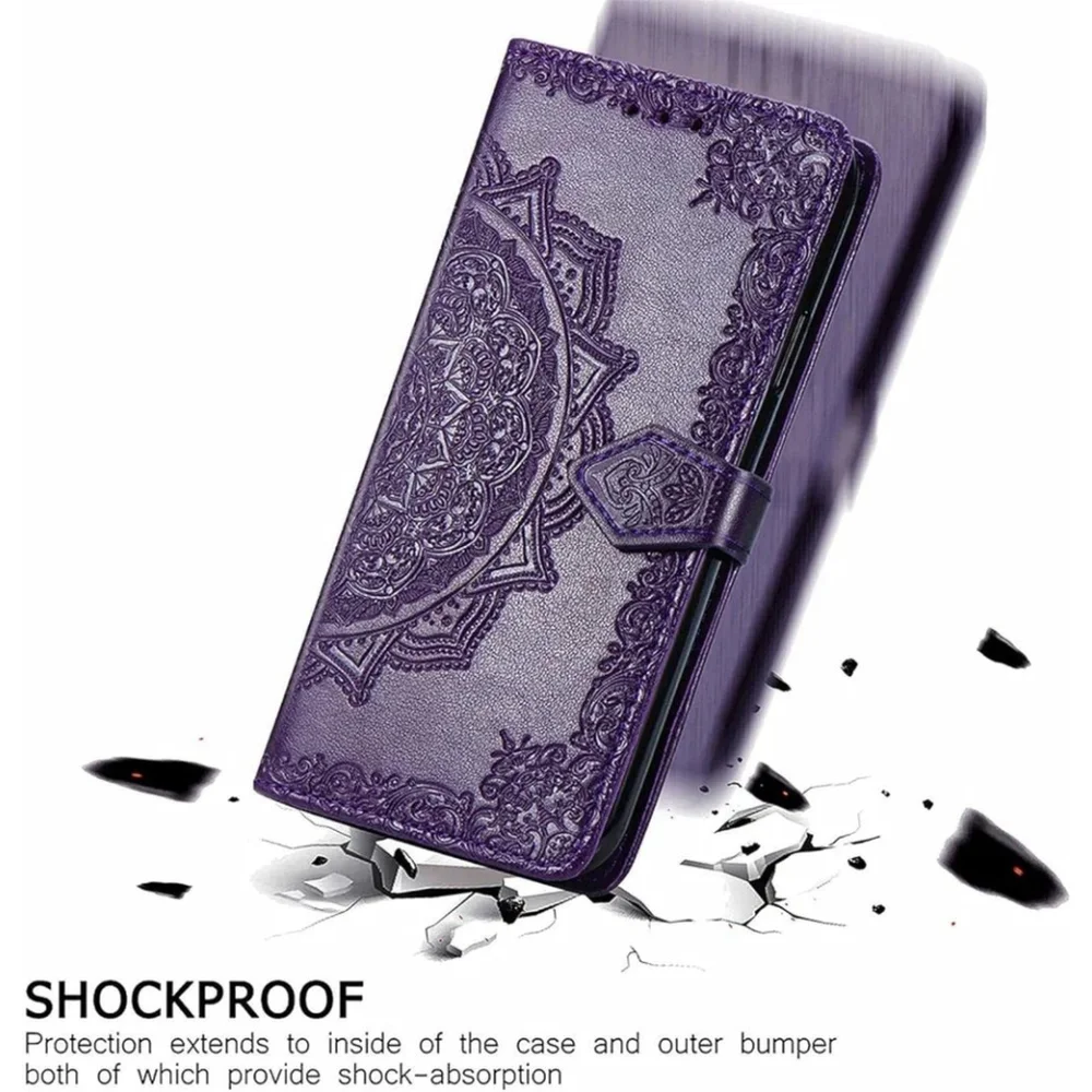 3-in-1 Phone Case In Purple For iPhone 15 Plus
